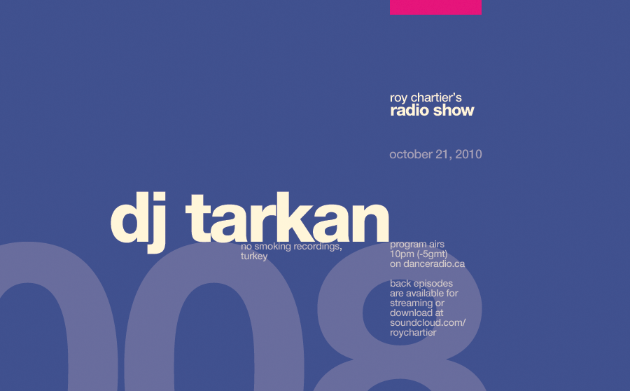 DJ Tarkan's 2010 DanceRadio show card